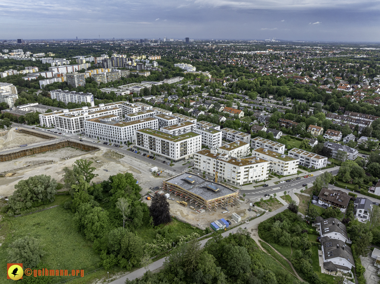 06.06.2024 - Baustelle Alexisquartier und PAndion Verde in Neuperlach 06.06.2024 - Baustelle Alexisquartier und PAndion Verde in Neuperlach
