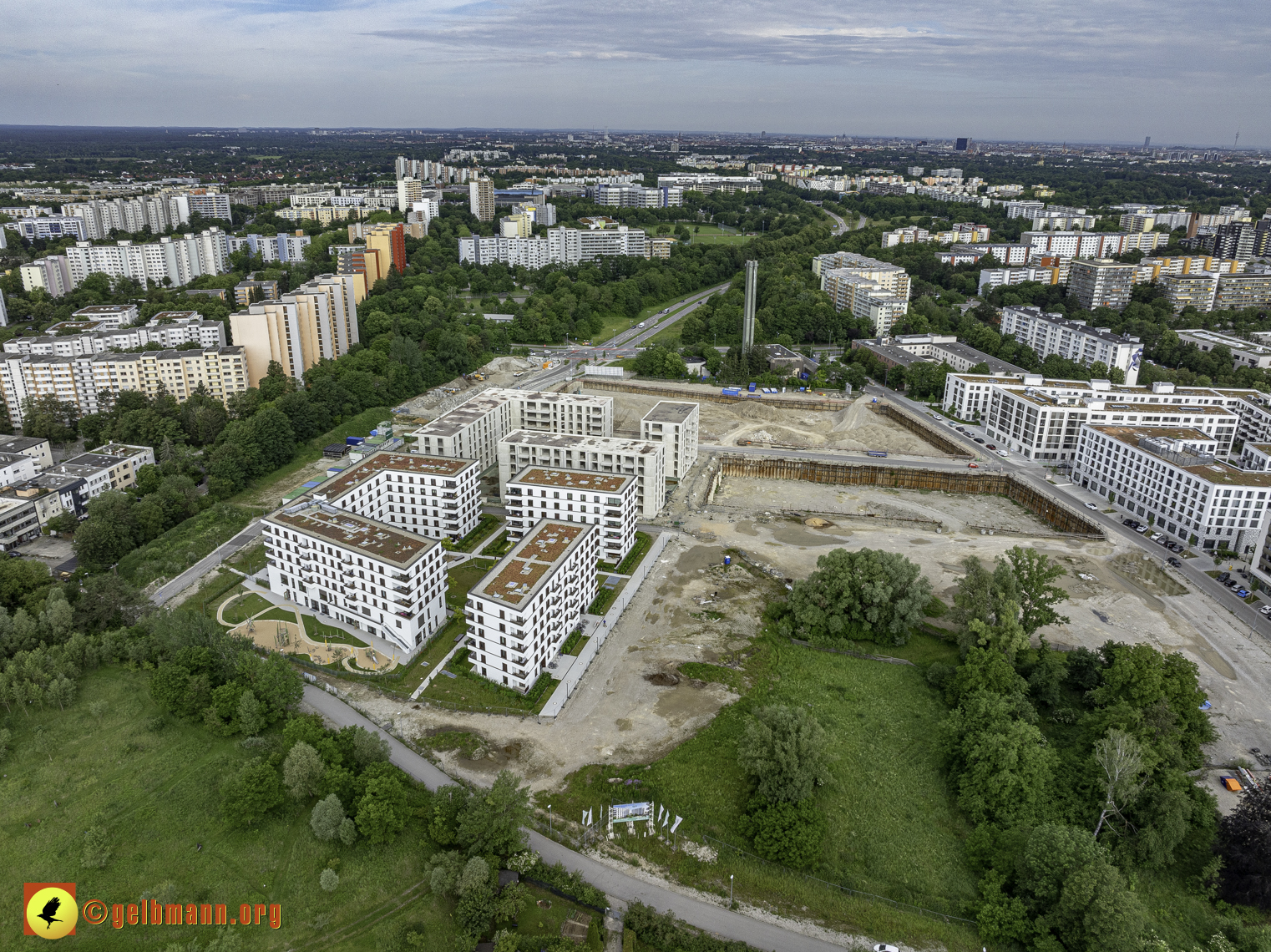06.06.2024 - Baustelle Alexisquartier und PAndion Verde in Neuperlach 06.06.2024 - Baustelle Alexisquartier und PAndion Verde in Neuperlach