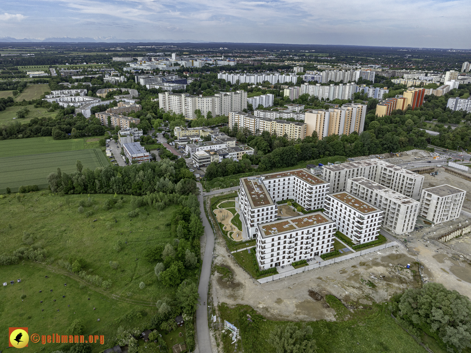 06.06.2024 - Baustelle Alexisquartier und PAndion Verde in Neuperlach 06.06.2024 - Baustelle Alexisquartier und PAndion Verde in Neuperlach