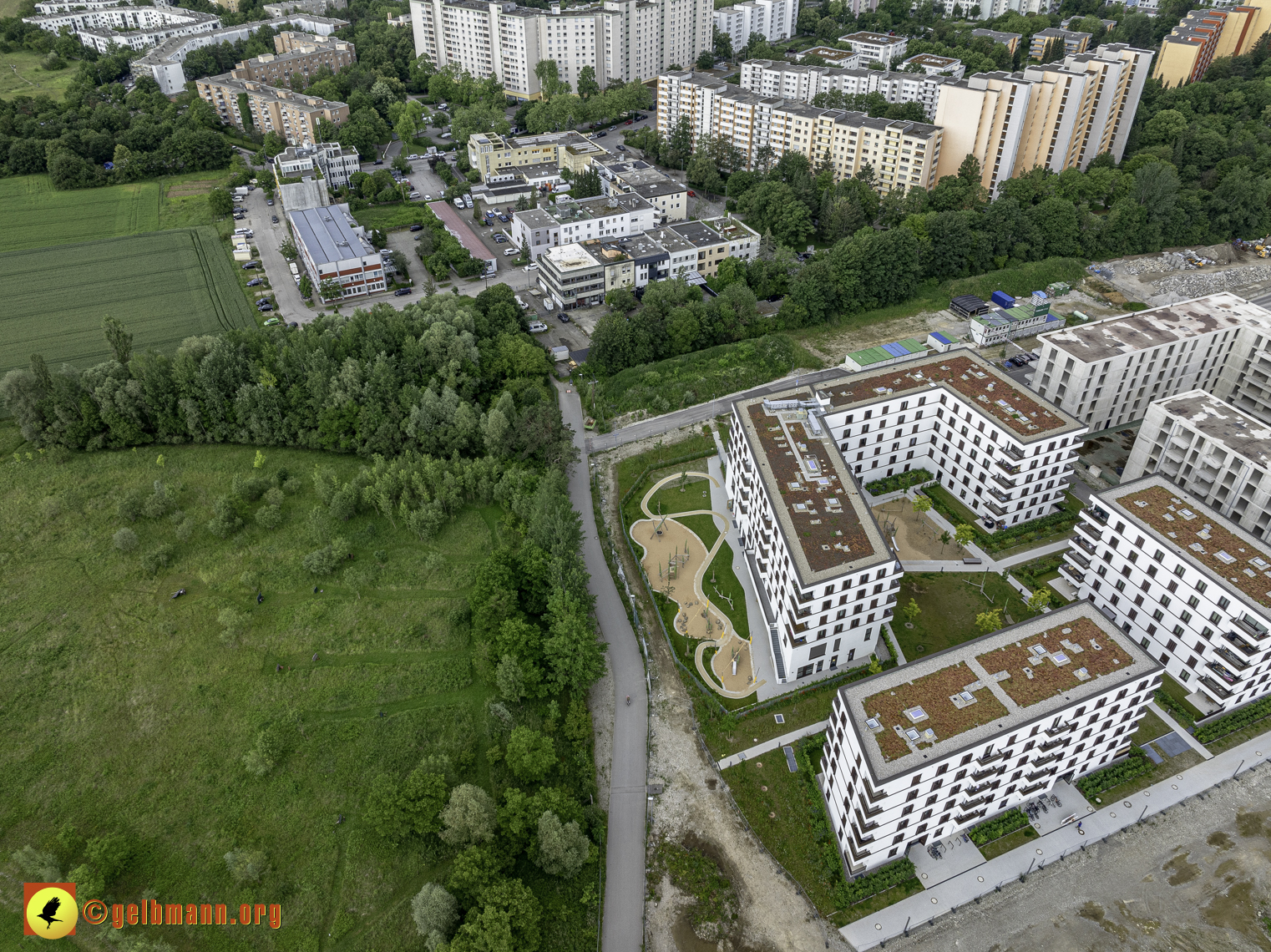 06.06.2024 - Baustelle Alexisquartier und PAndion Verde in Neuperlach 06.06.2024 - Baustelle Alexisquartier und PAndion Verde in Neuperlach