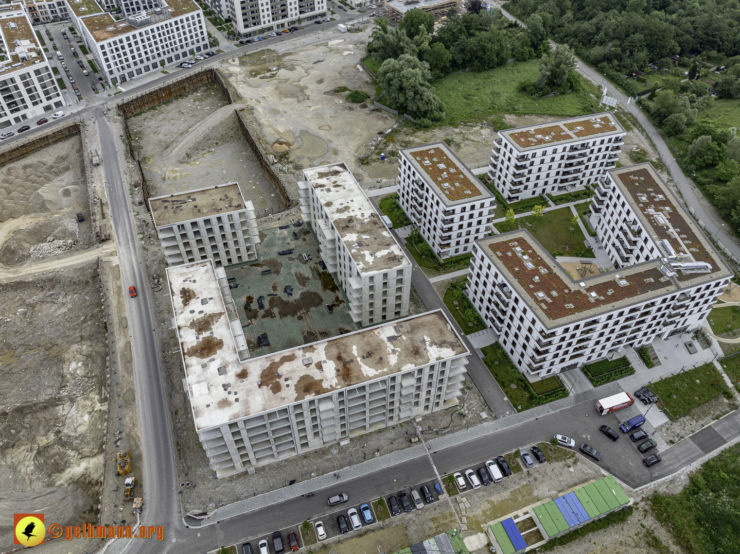 06.06.2024 - Baustelle Alexisquartier und PAndion Verde in Neuperlach 06.06.2024 - Baustelle Alexisquartier und PAndion Verde in Neuperlach