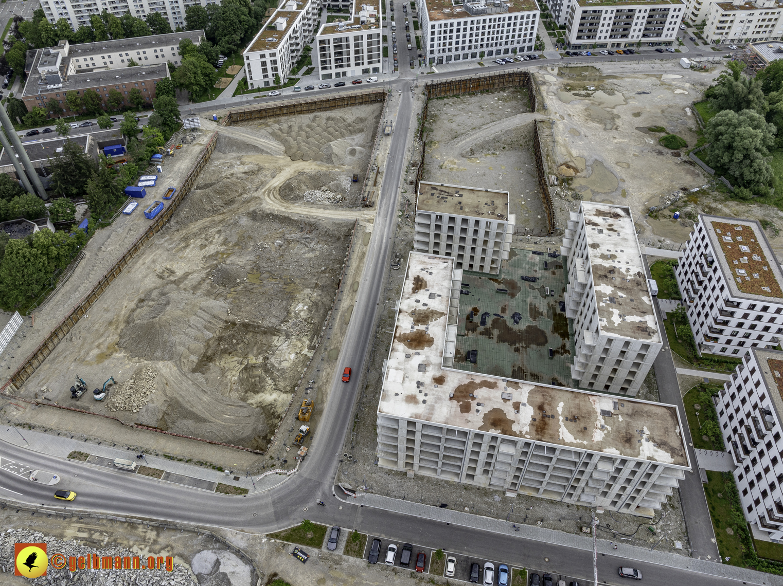 06.06.2024 - Baustelle Alexisquartier und PAndion Verde in Neuperlach 06.06.2024 - Baustelle Alexisquartier und PAndion Verde in Neuperlach