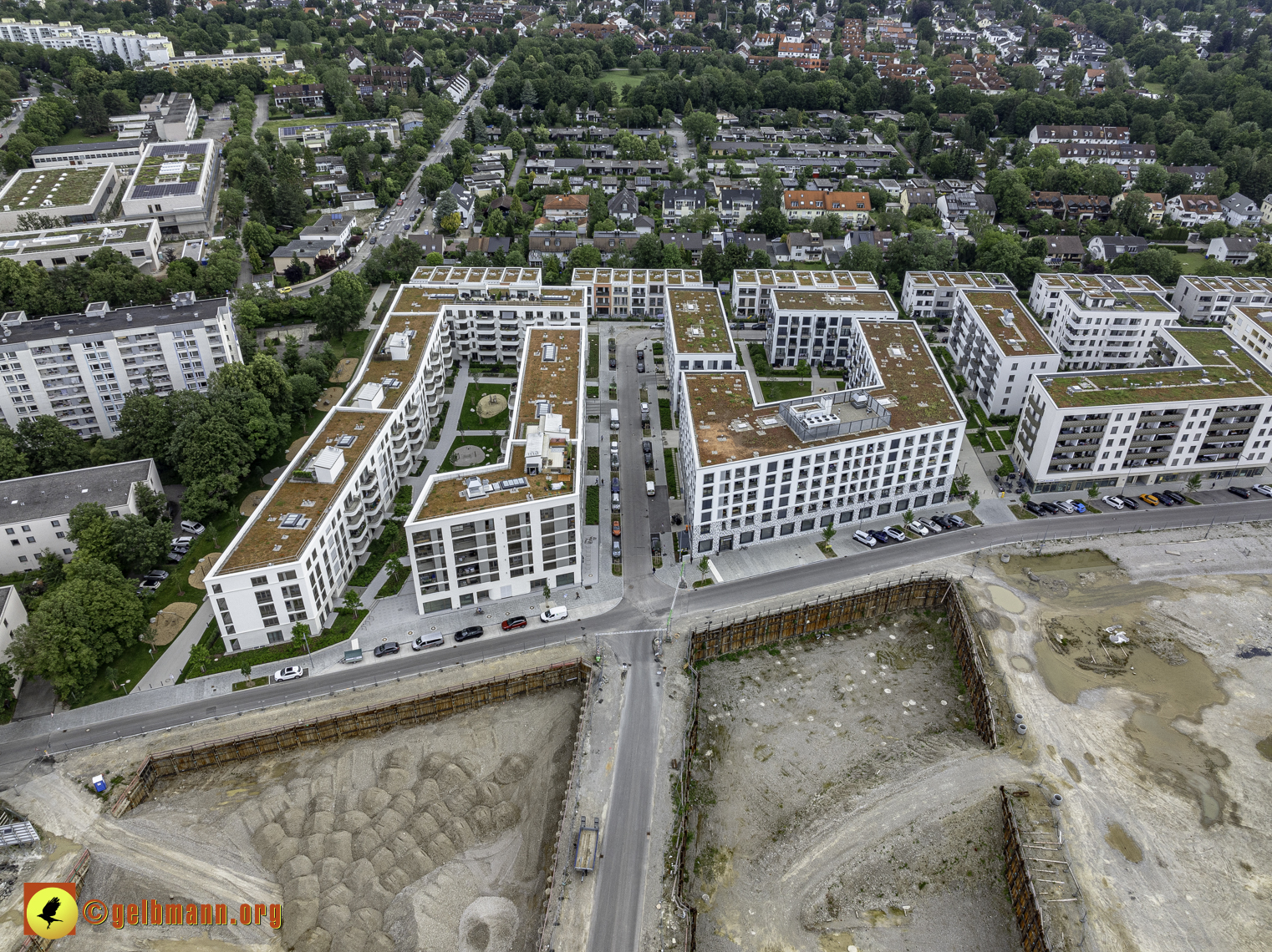 06.06.2024 - Baustelle Alexisquartier und PAndion Verde in Neuperlach 06.06.2024 - Baustelle Alexisquartier und PAndion Verde in Neuperlach