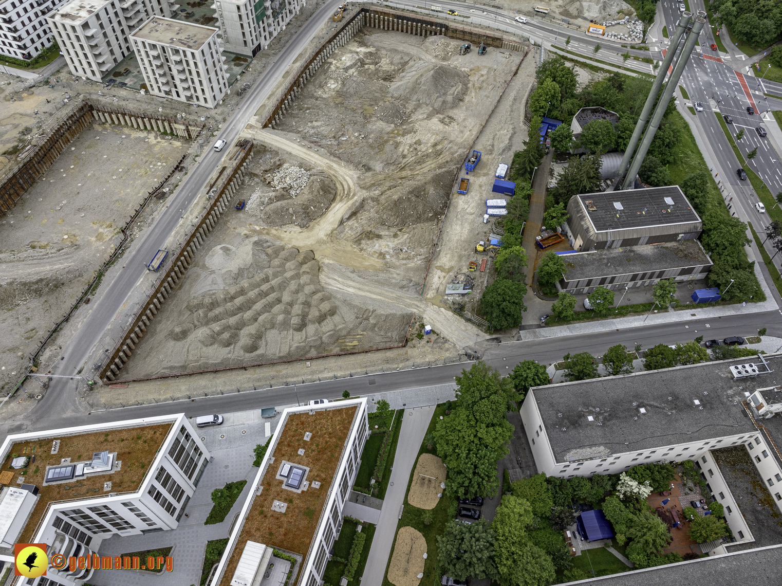 06.06.2024 - Baustelle Alexisquartier und PAndion Verde in Neuperlach 06.06.2024 - Baustelle Alexisquartier und PAndion Verde in Neuperlach