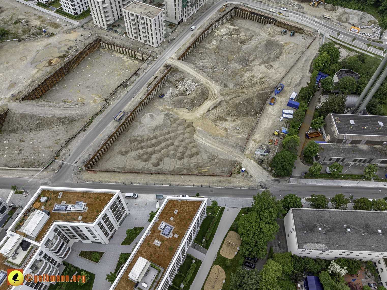 06.06.2024 - Baustelle Alexisquartier und PAndion Verde in Neuperlach 06.06.2024 - Baustelle Alexisquartier und PAndion Verde in Neuperlach