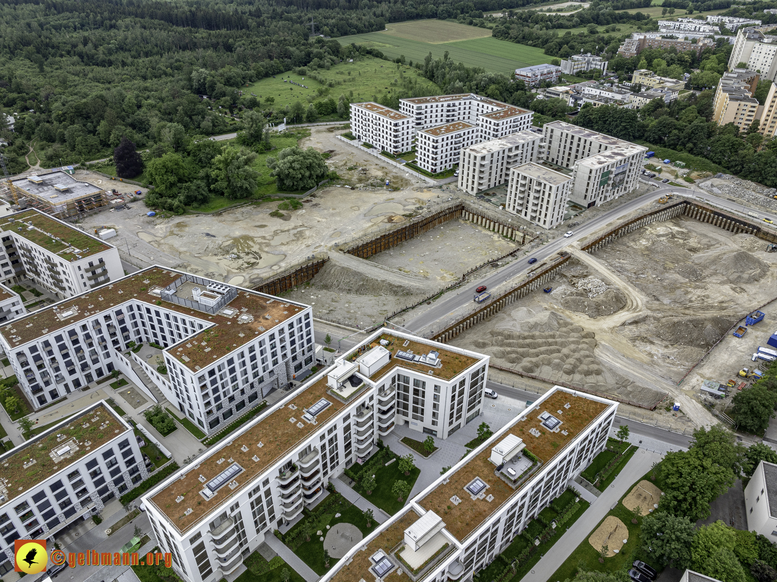 06.06.2024 - Baustelle Alexisquartier und PAndion Verde in Neuperlach 06.06.2024 - Baustelle Alexisquartier und PAndion Verde in Neuperlach