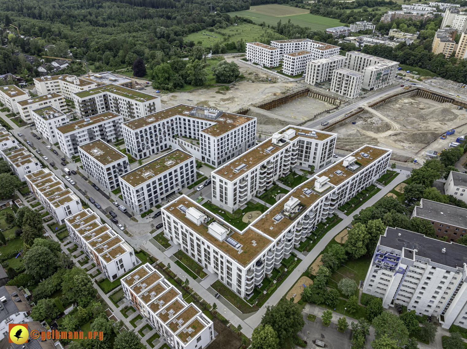 06.06.2024 - Baustelle Alexisquartier und PAndion Verde in Neuperlach 06.06.2024 - Baustelle Alexisquartier und PAndion Verde in Neuperlach