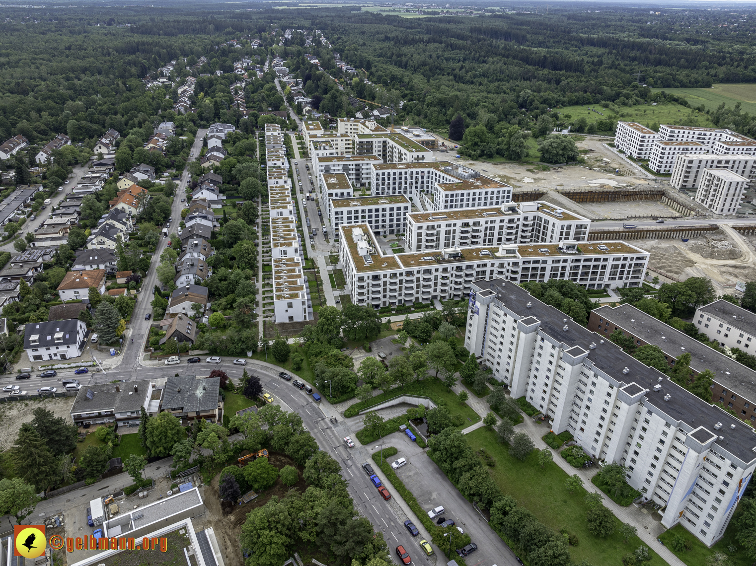 06.06.2024 - Baustelle Alexisquartier und PAndion Verde in Neuperlach 06.06.2024 - Baustelle Alexisquartier und PAndion Verde in Neuperlach
