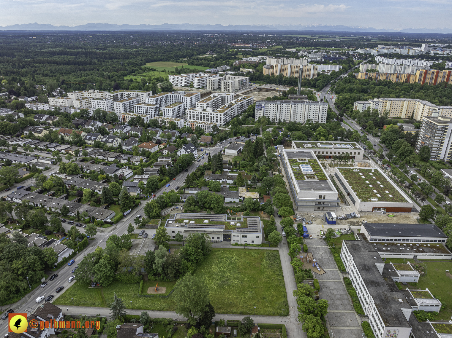 06.06.2024 - Baustelle Alexisquartier und PAndion Verde in Neuperlach 06.06.2024 - Baustelle Alexisquartier und PAndion Verde in Neuperlach