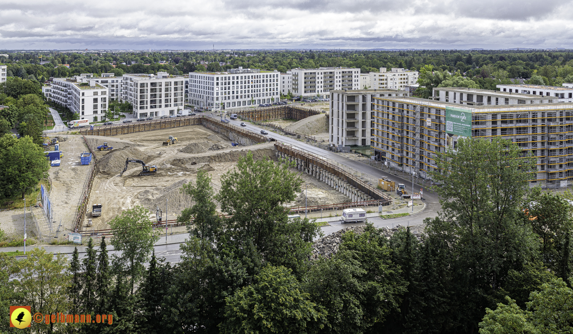 03.07.2024 - Baustelle Alexisquartier und Pandion Verde in Neuperlach 03.07.2024 - Baustelle Alexisquartier und Pandion Verde in Neuperlach