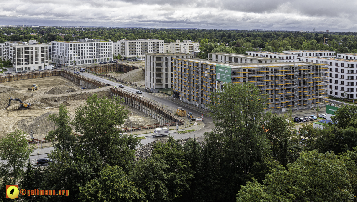 03.07.2024 - Baustelle Alexisquartier und Pandion Verde in Neuperlach 03.07.2024 - Baustelle Alexisquartier und Pandion Verde in Neuperlach