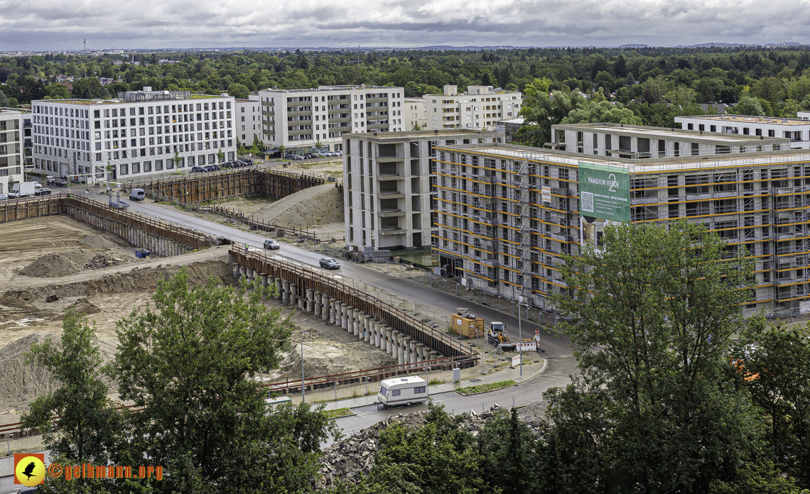 03.07.2024 - Baustelle Alexisquartier und Pandion Verde in Neuperlach 03.07.2024 - Baustelle Alexisquartier und Pandion Verde in Neuperlach