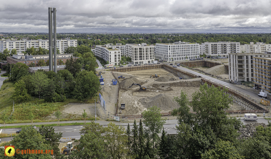 03.07.2024 - Baustelle Alexisquartier und Pandion Verde in Neuperlach 03.07.2024 - Baustelle Alexisquartier und Pandion Verde in Neuperlach
