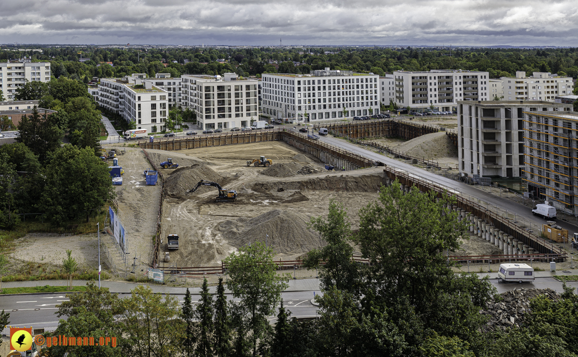 03.07.2024 - Baustelle Alexisquartier und Pandion Verde in Neuperlach 03.07.2024 - Baustelle Alexisquartier und Pandion Verde in Neuperlach