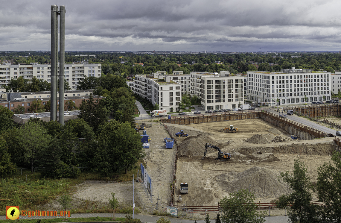 03.07.2024 - Baustelle Alexisquartier und Pandion Verde in Neuperlach 03.07.2024 - Baustelle Alexisquartier und Pandion Verde in Neuperlach