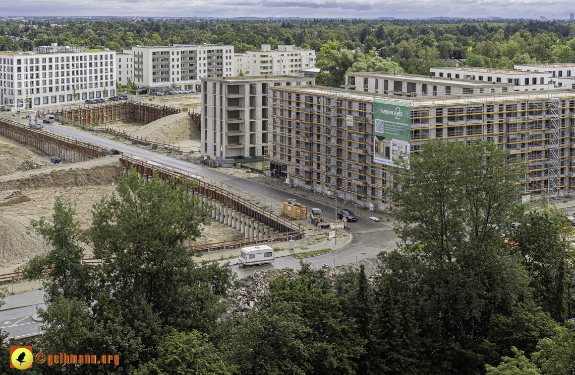 03.07.2024 - Baustelle Alexisquartier und Pandion Verde in Neuperlach 03.07.2024 - Baustelle Alexisquartier und Pandion Verde in Neuperlach