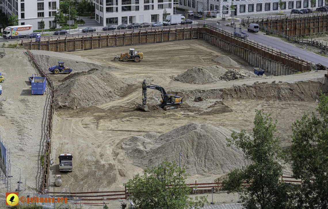 03.07.2024 - Baustelle Alexisquartier und Pandion Verde in Neuperlach 03.07.2024 - Baustelle Alexisquartier und Pandion Verde in Neuperlach