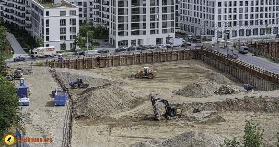 03.07.2024 - Baustelle Alexisquartier und Pandion Verde in Neuperlach 03.07.2024 - Baustelle Alexisquartier und Pandion Verde in Neuperlach