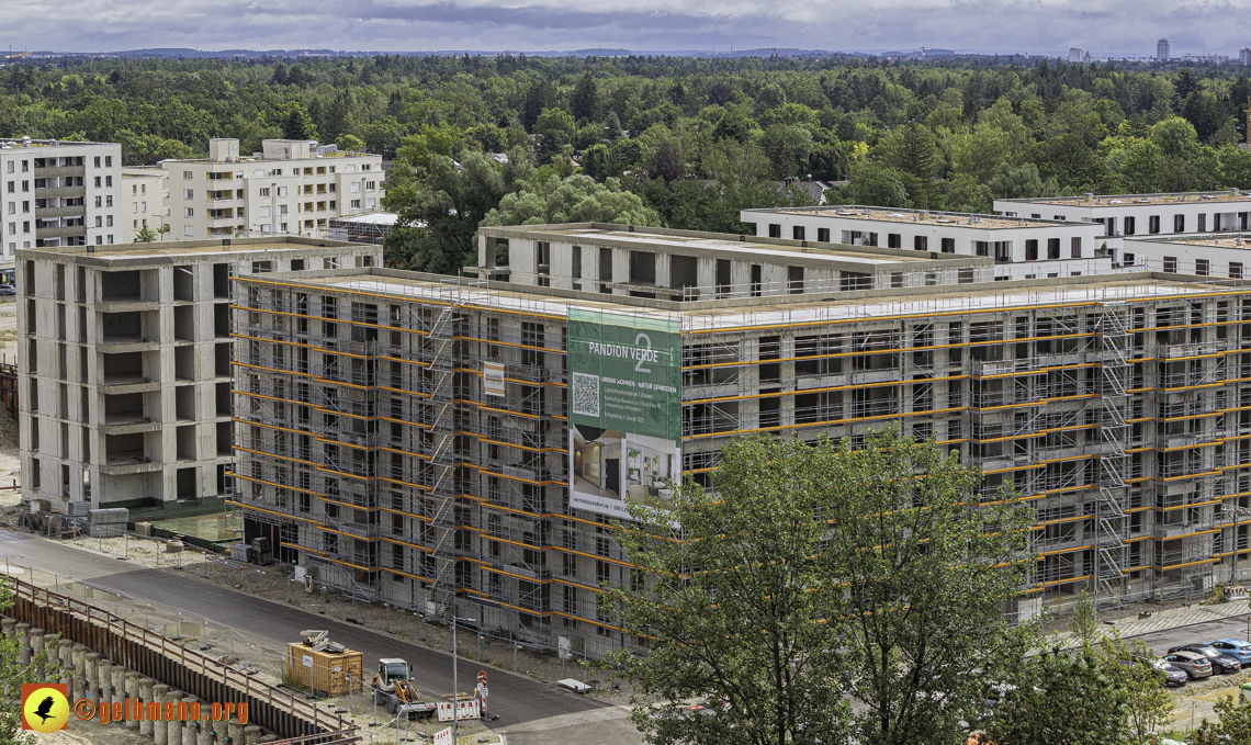 03.07.2024 - Baustelle Alexisquartier und Pandion Verde in Neuperlach 03.07.2024 - Baustelle Alexisquartier und Pandion Verde in Neuperlach
