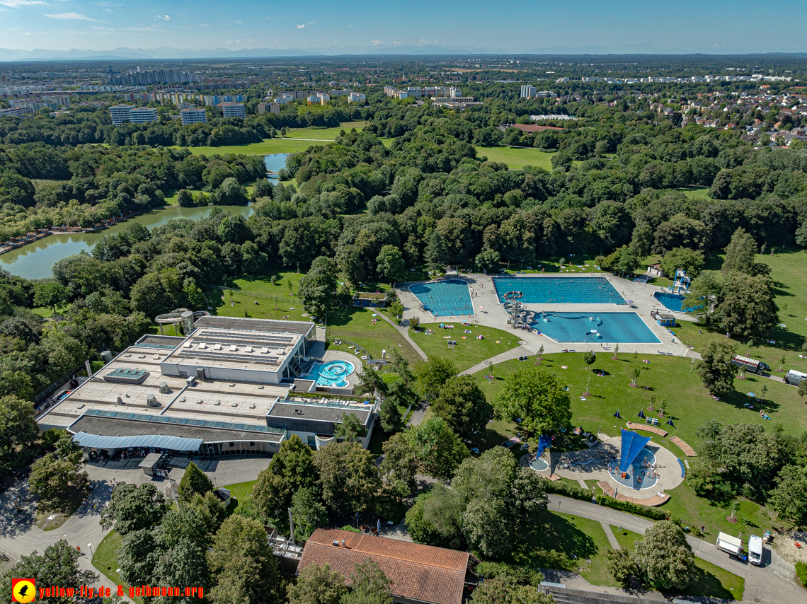 06.08.2024 - die Geothermiebaustelle am Michaelibad in Berg am Laim