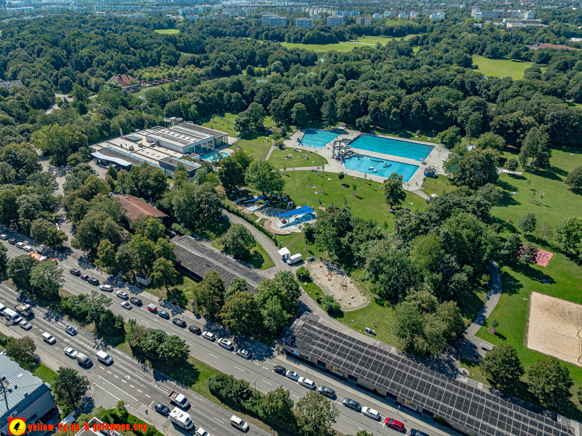 06.08.2024 - die Geothermiebaustelle am Michaelibad in Berg am Laim