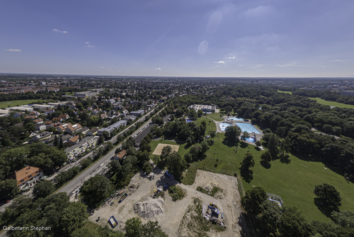 09.08.2024 - Geothermiebaustelle und Ostpark in Berg am Laim