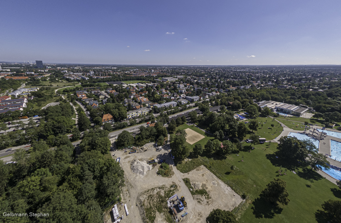 09.08.2024 - Geothermiebaustelle und Ostpark in Berg am Laim