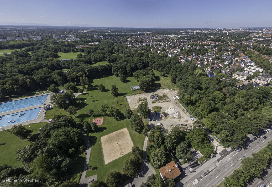 09.08.2024 - Geothermiebaustelle und Ostpark in Berg am Laim