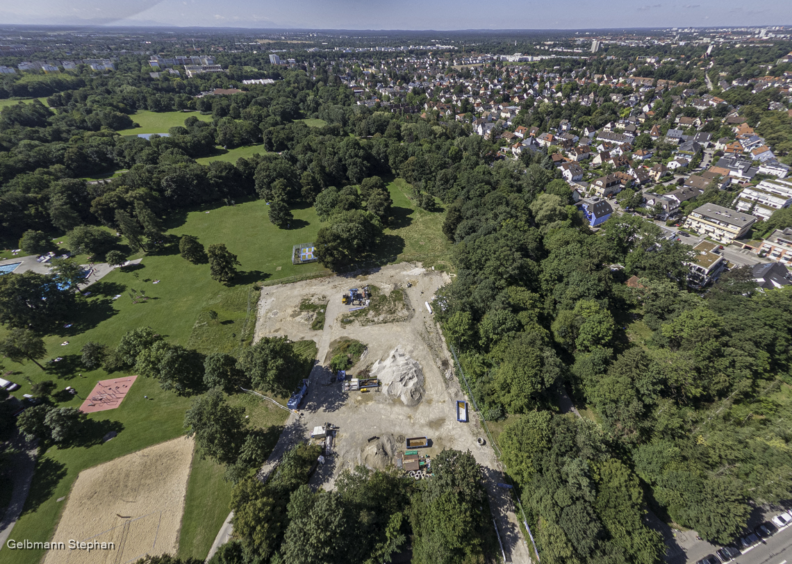 09.08.2024 - Geothermiebaustelle und Ostpark in Berg am Laim