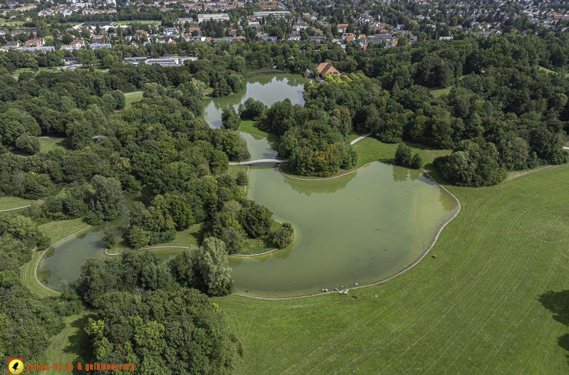 22.08.2024 - der Ostpark und die Geothermiebaustelle in Neuperlach