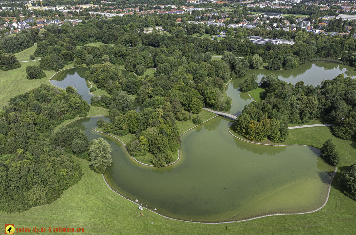 22.08.2024 - der Ostpark und die Geothermiebaustelle in Neuperlach
