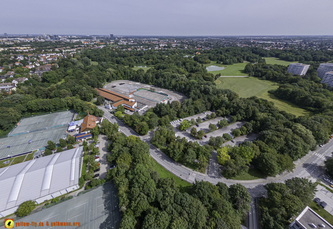 22.08.2024 - der Ostpark und die Geothermiebaustelle in Neuperlach