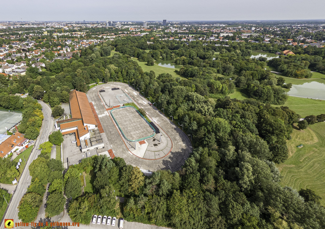 22.08.2024 - der Ostpark und die Geothermiebaustelle in Neuperlach