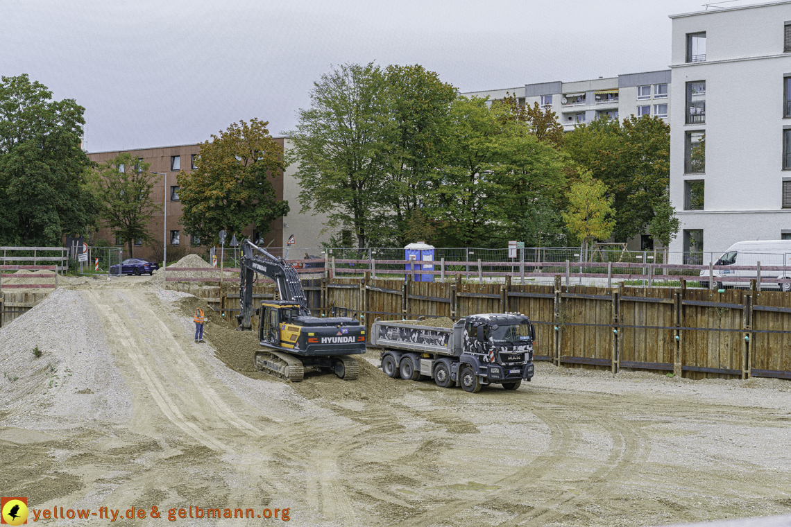 27.09.2024 - Baustelle Pandion Verde und Alexisquartier in Neuperlach 27.09.2024 - Baustelle Pandion Verde und Alexisquartier in Neuperlach