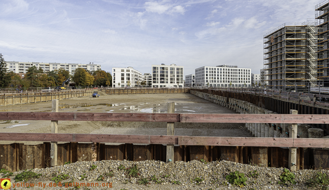 14.10.2024 - Baustelle Alexisquartier vom Hochhaus 14.10.2024 - Baustelle Alexisquartier vom Hochhaus