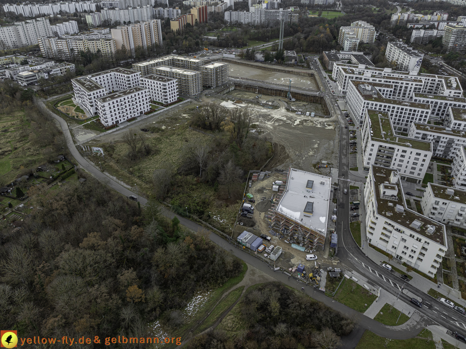 26.11.2024 - Alexisquartier-DEMOS Baustelle in Neuperlach  26.11.2024 - Alexisquartier-DEMOS Baustelle in Neuperlach