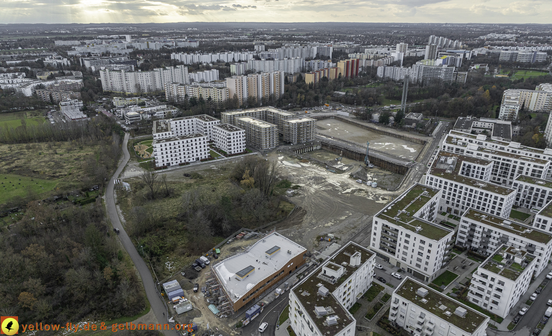 26.11.2024 - Alexisquartier-DEMOS Baustelle in Neuperlach  26.11.2024 - Alexisquartier-DEMOS Baustelle in Neuperlach
