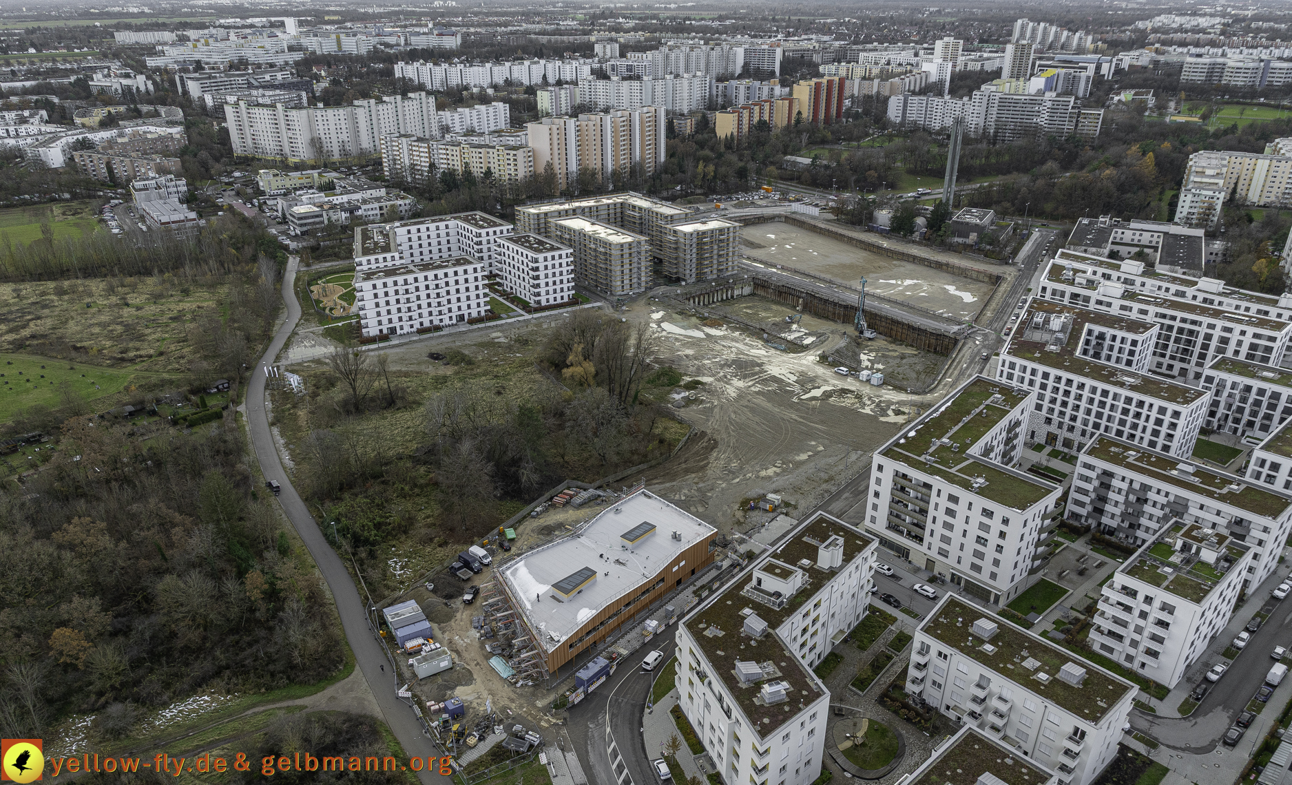 26.11.2024 - Alexisquartier-DEMOS Baustelle in Neuperlach  26.11.2024 - Alexisquartier-DEMOS Baustelle in Neuperlach