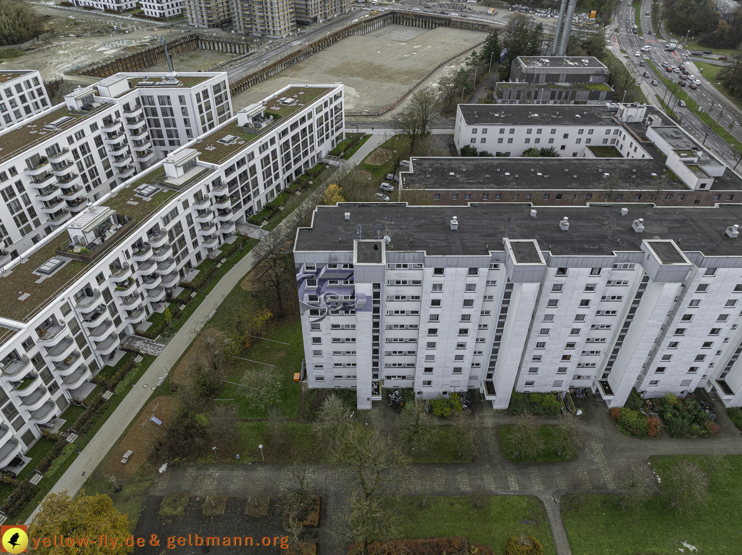 26.11.2024 - Alexisquartier-DEMOS Baustelle in Neuperlach  26.11.2024 - Alexisquartier-DEMOS Baustelle in Neuperlach