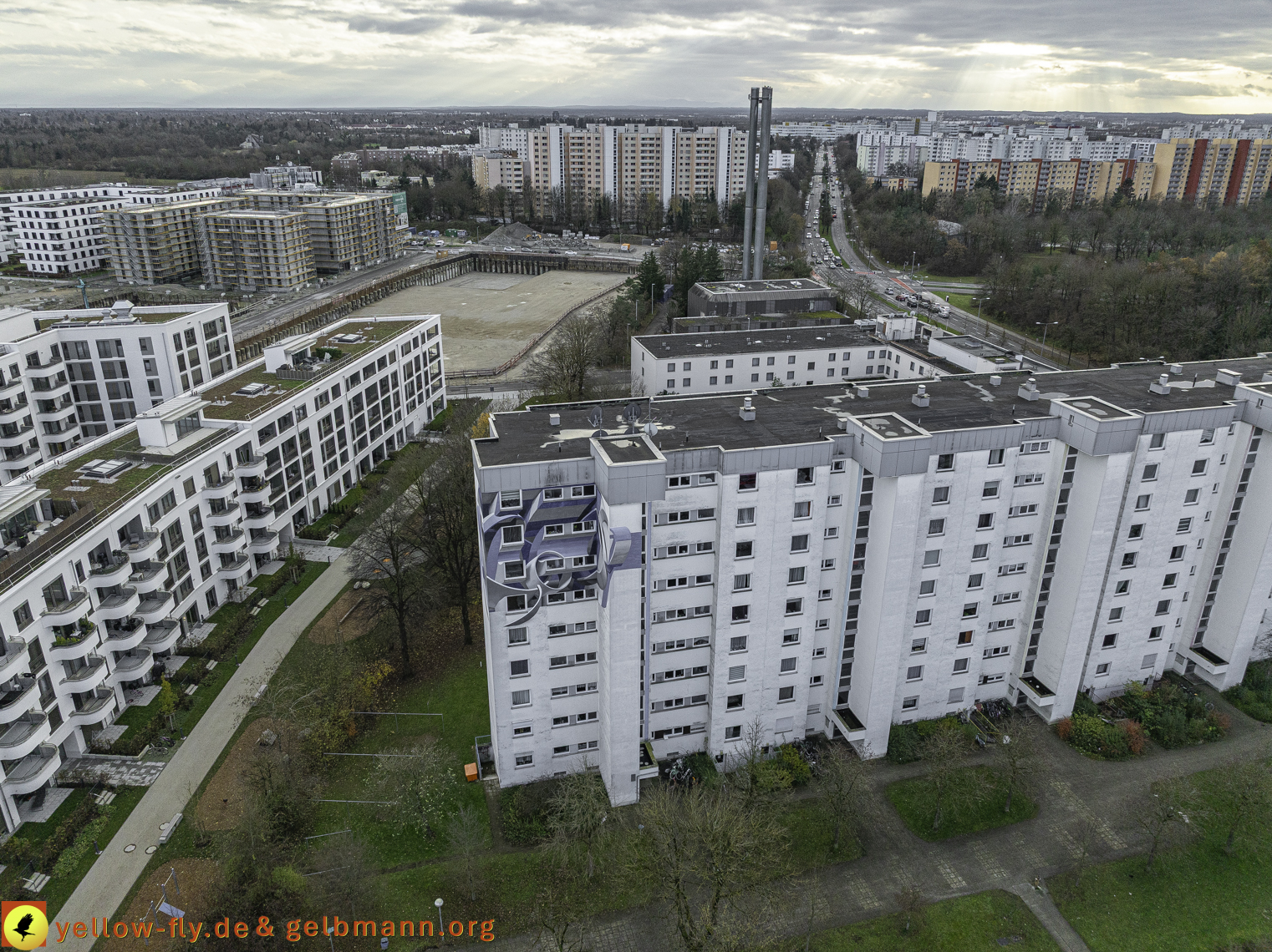 26.11.2024 - Alexisquartier-DEMOS Baustelle in Neuperlach  26.11.2024 - Alexisquartier-DEMOS Baustelle in Neuperlach