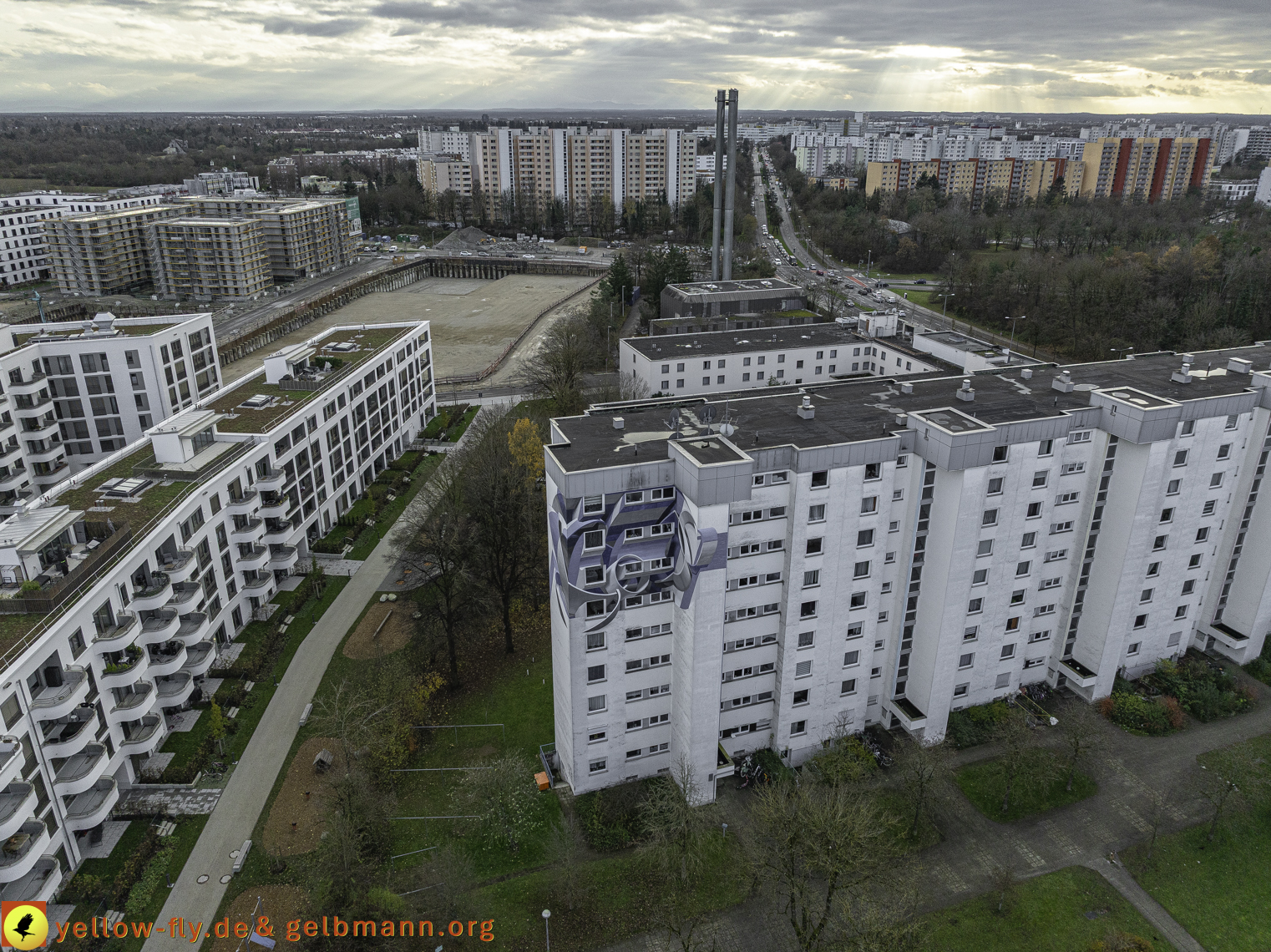 26.11.2024 - Alexisquartier-DEMOS Baustelle in Neuperlach  26.11.2024 - Alexisquartier-DEMOS Baustelle in Neuperlach