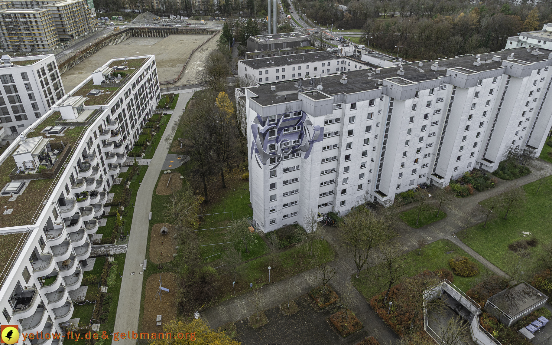 26.11.2024 - Alexisquartier-DEMOS Baustelle in Neuperlach  26.11.2024 - Alexisquartier-DEMOS Baustelle in Neuperlach