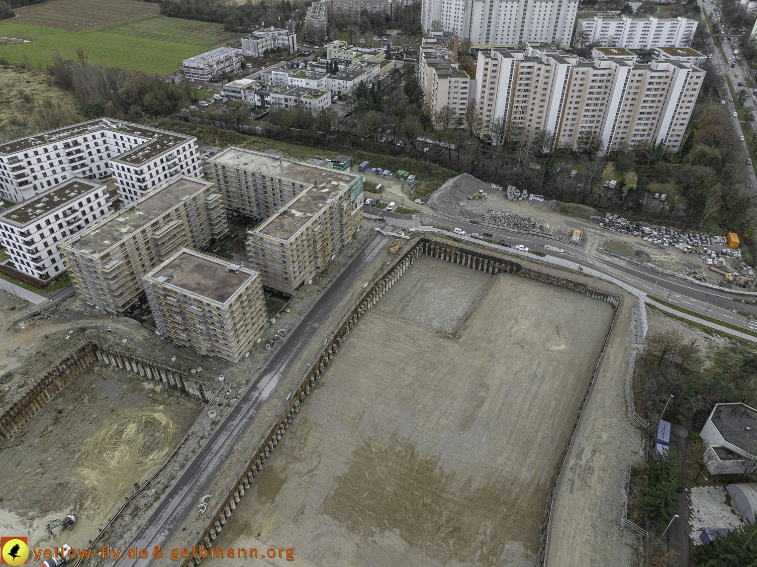 26.11.2024 - Alexisquartier-DEMOS Baustelle in Neuperlach  26.11.2024 - Alexisquartier-DEMOS Baustelle in Neuperlach
