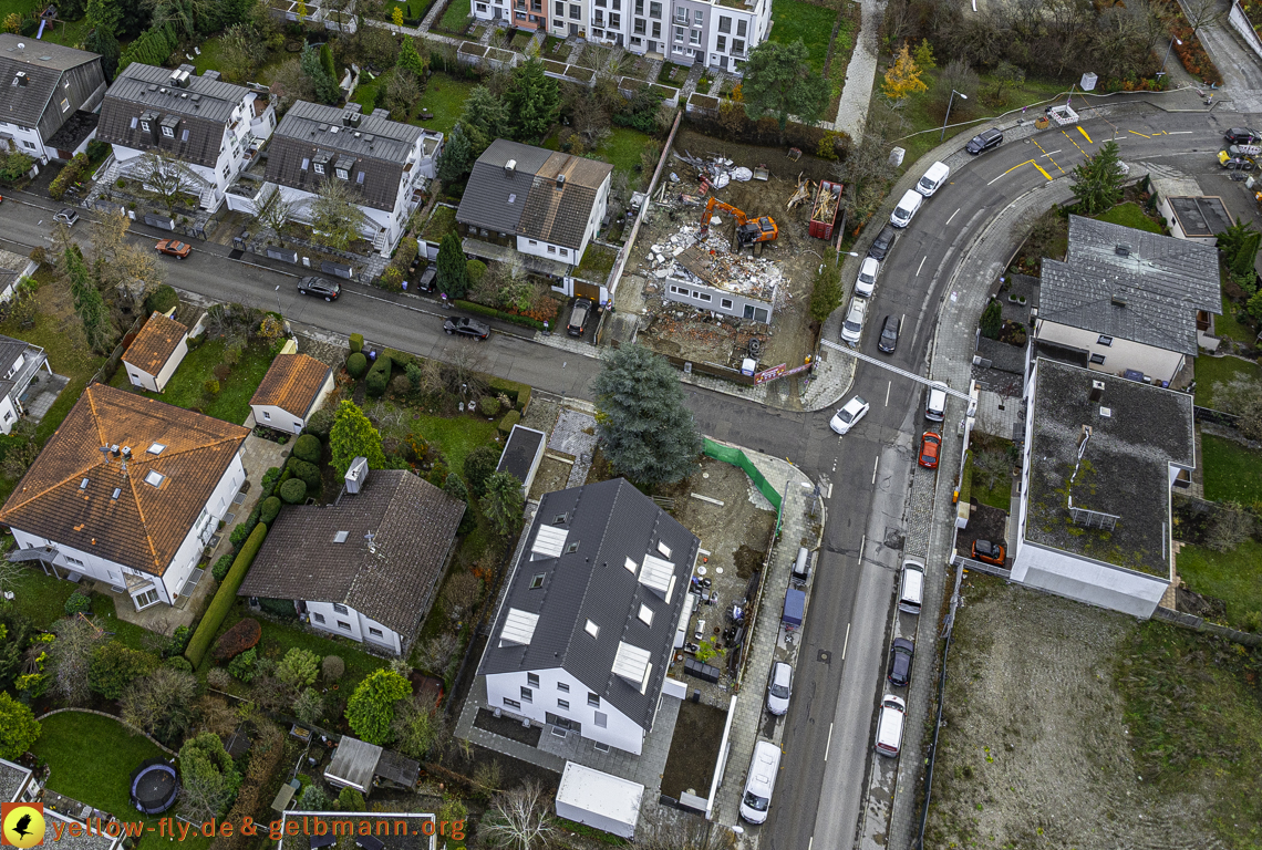 26.11.2024 - Abriss der Niederalmstraße 25 in Neuperlach