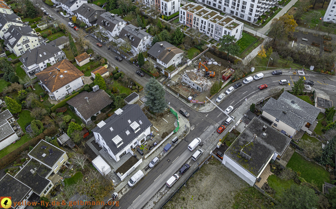 26.11.2024 - Abriss der Niederalmstraße 25 in Neuperlach