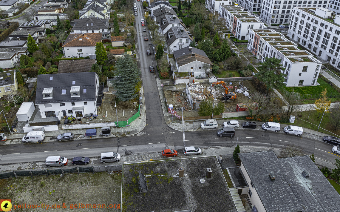 26.11.2024 - Abriss der Niederalmstraße 25 in Neuperlach