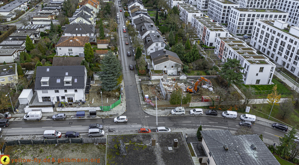26.11.2024 - Abriss der Niederalmstraße 25 in Neuperlach