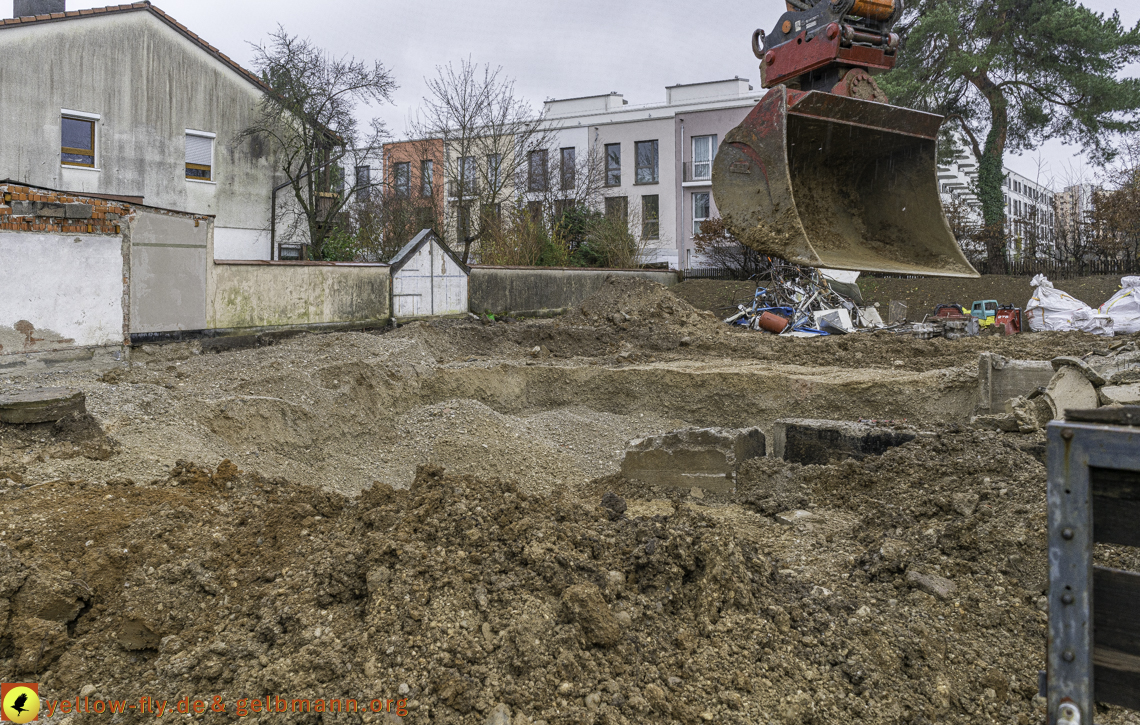 28.11.2024 - Baustelle in der Niederalmstraße Ecke Hugo-Lang-Bogen in Neuperlach