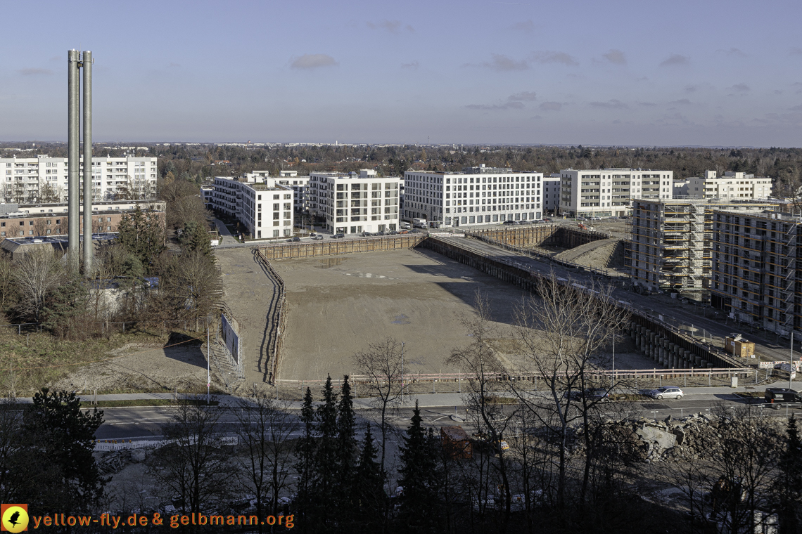 27.12.2024 - Baustelle Alexisquartier und Pandion Verde in Neuperlach 27.12.2024 - Baustelle Alexisquartier und Pandion Verde in Neuperlach
