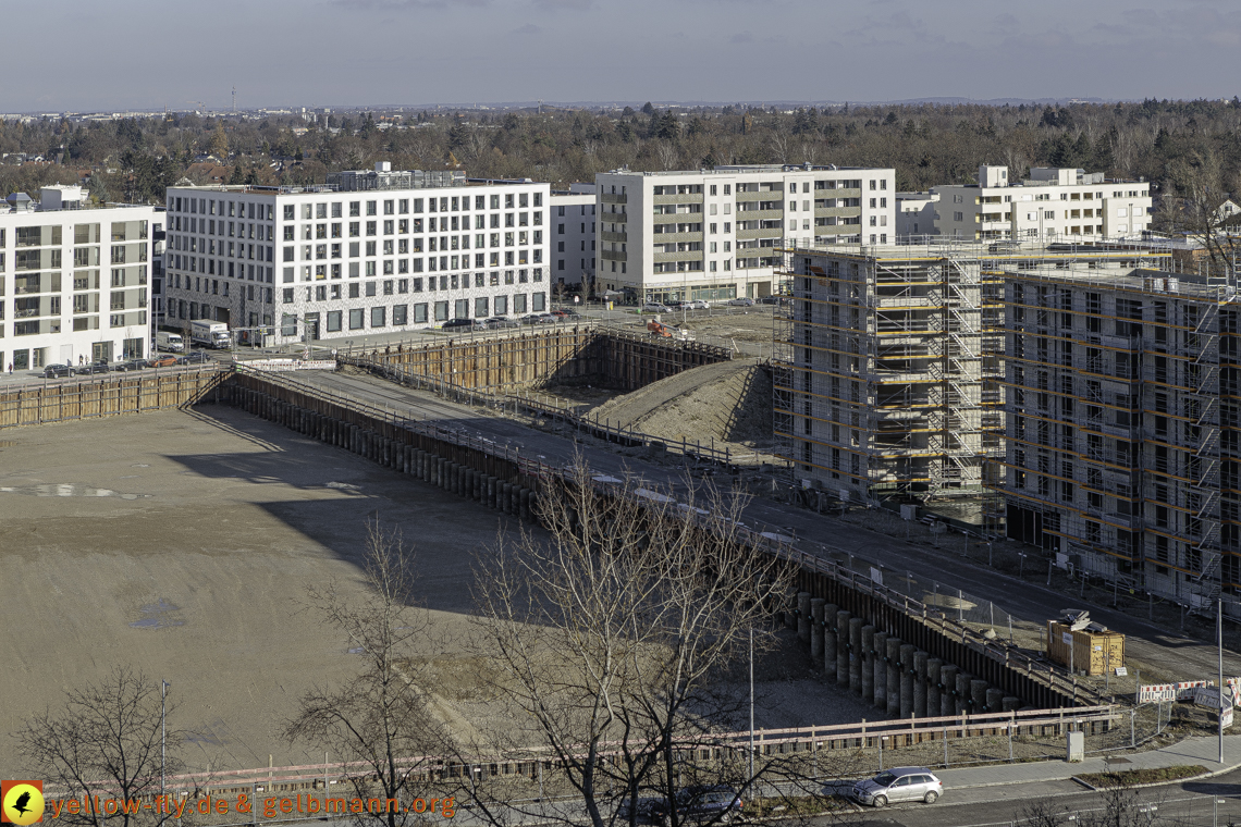 27.12.2024 - Baustelle Alexisquartier und Pandion Verde in Neuperlach 27.12.2024 - Baustelle Alexisquartier und Pandion Verde in Neuperlach
